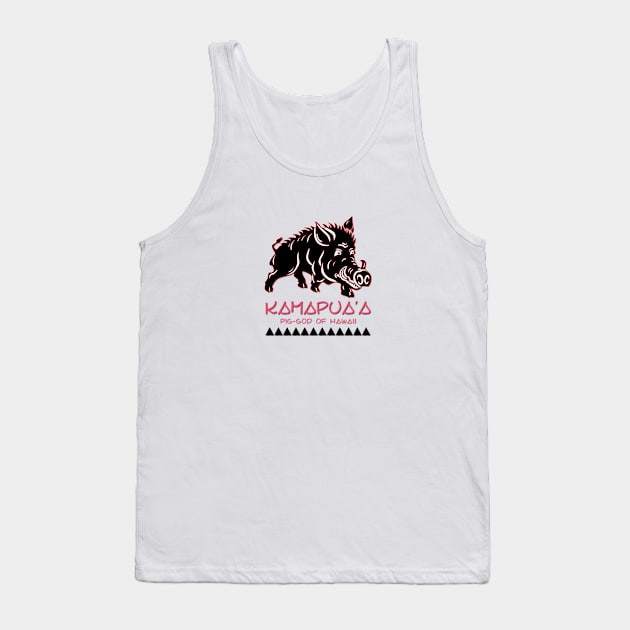 Kamapua'a - Pig-God of Hawaii Tank Top by Verl